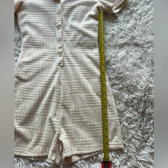 White Fox Cream Playsuit - Picture 6 of 8